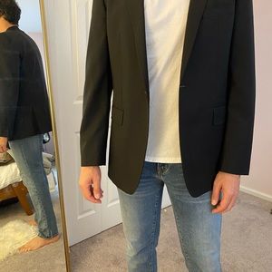 Sarar black suit jacket - estimated size: 44R